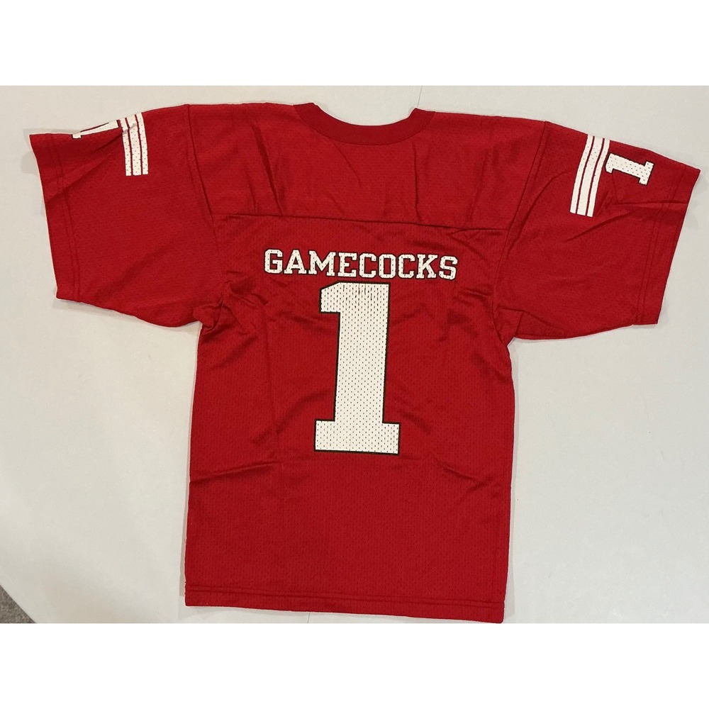 VTG 90s Russell Athletic Jacksonville State Gamecocks Jersey Kids Football Mesh